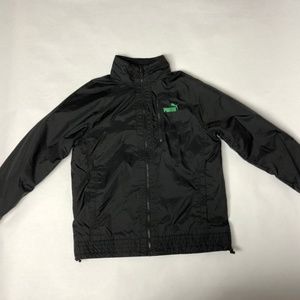 Puma Windbreaker Black Size Mens (S)